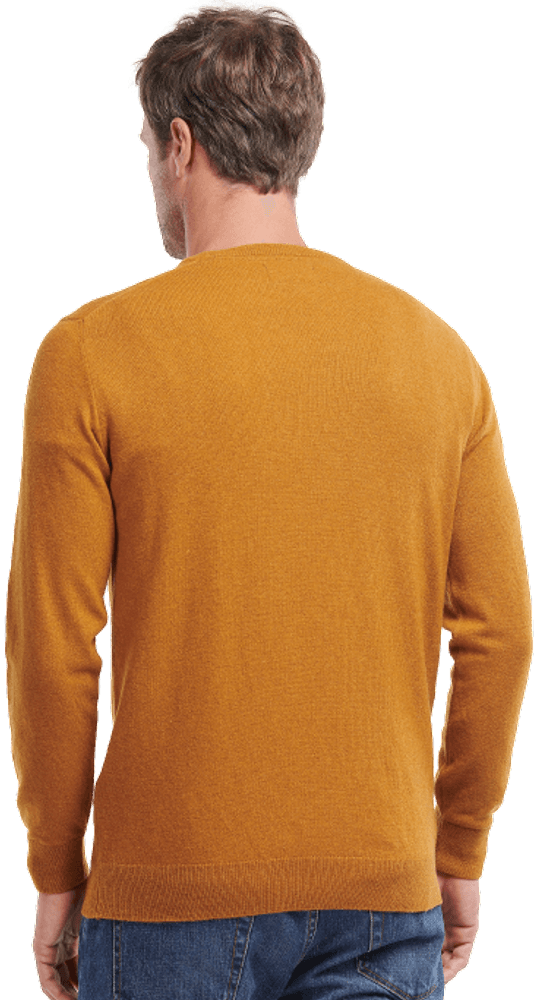 M's Essential Lambswool Crew Neck Neck Dark Copper, view: 3
