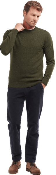 M's Essential Lambswool Crew Neck Neck Seaweed - view: 4