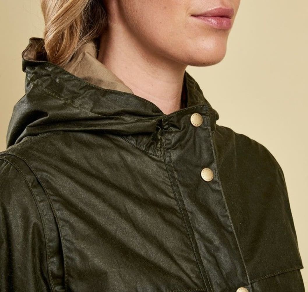 W's Lightweight Durham Wax Jacket Archive Olive, view: 2