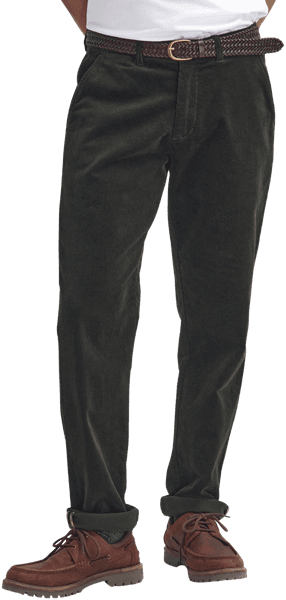 M's Stretch Tailored Fit Corduroy Olive/Ancient, view: 3