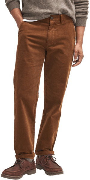 M's Stretch Tailored Fit Corduroy Dark Honey, view: 3