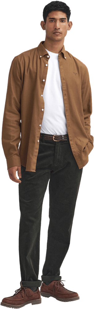 M's Stretch Tailored Fit Corduroy Olive/Ancient, view: 5