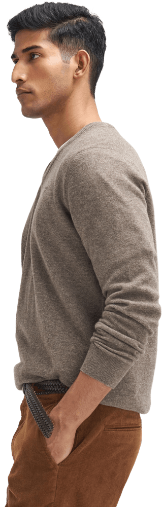 M's Stretch Tailored Fit Corduroy Dark Honey, view: 1