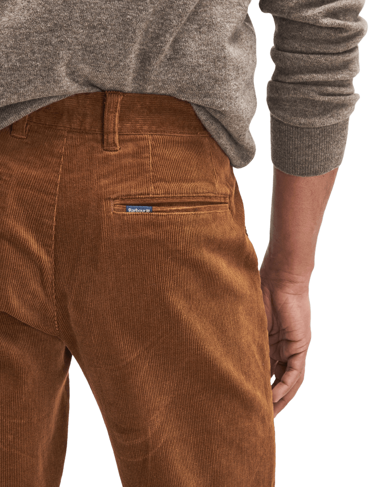 M's Stretch Tailored Fit Corduroy Dark Honey, view: 2