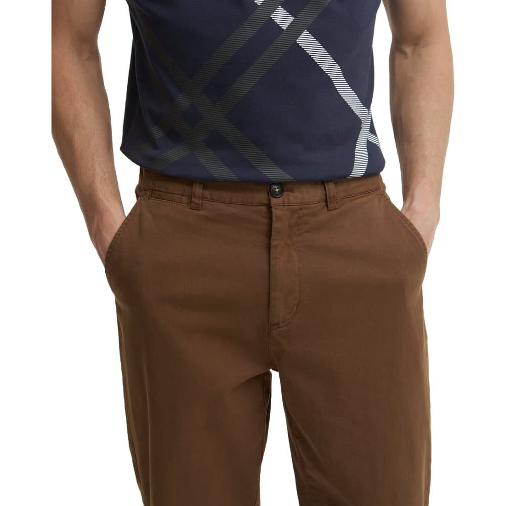 M's Stretch Tailored Fit Corduroy Dark Sand, view: 4