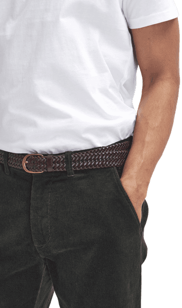 M's Stretch Tailored Fit Corduroy Olive/Ancient, view: 1