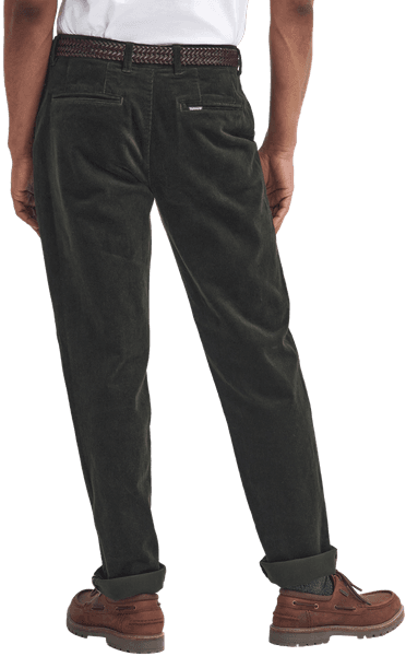 M's Stretch Tailored Fit Corduroy Olive/Ancient, view: 4
