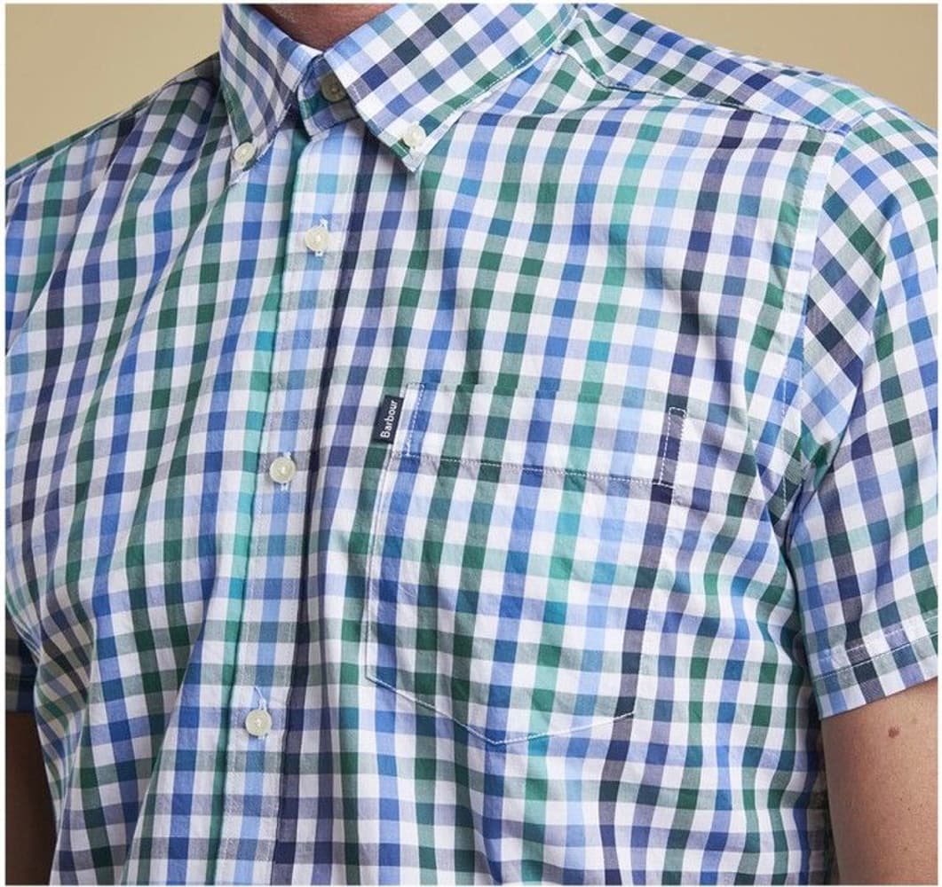 M's Russell S/S Tailored Fit Racing Green, view: 2