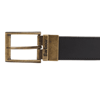 M's Reversible Tartan Leather Belt Black/Modern Tartan - view: 2