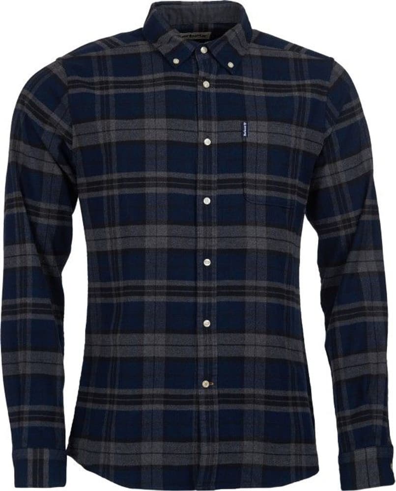 M's Highland Check 19 Tailored Shirt Grey Marl, view: 0
