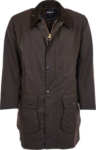 M's Classic Northumbria Wax Jacket Dark Olive Check, view: 0