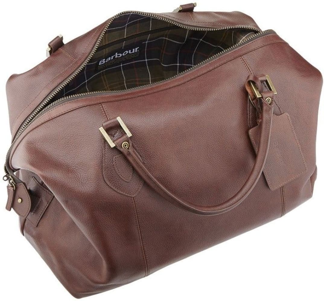 Leather Medium Travel Explorer Bag Dark Brown, view: 1