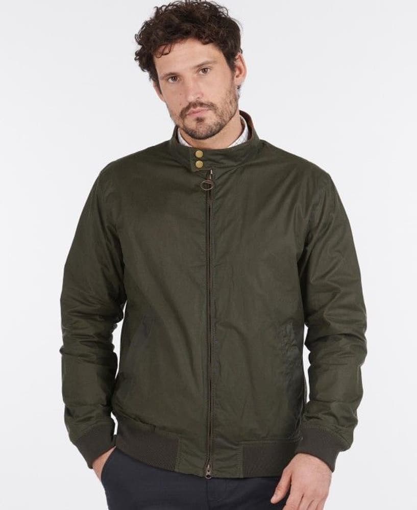 M's Lightweight Royston Waxed Jacket Archive Olive, view: 1