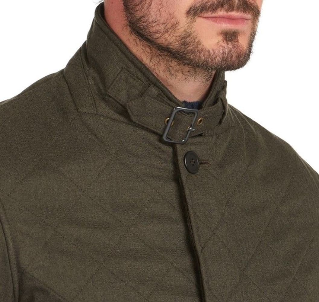 M's Rellond Quilted Polar Fleece Jacket Olive, view: 4