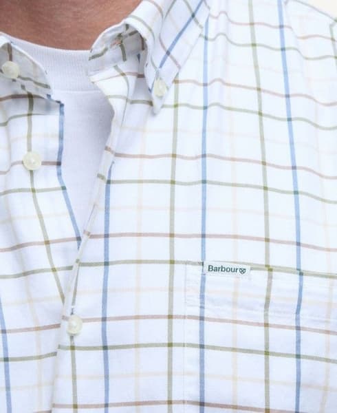 M's Caswell Tattersall Regular Fit Shirt Pine Green, view: 4