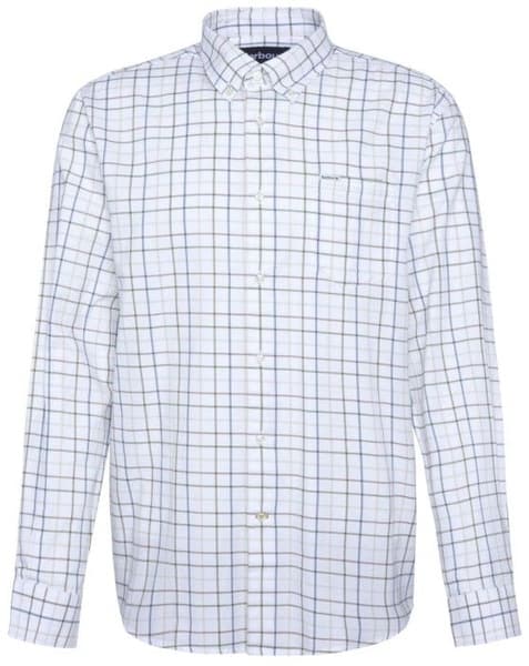 M's Caswell Tattersall Regular Fit Shirt Pine Green, view: 0