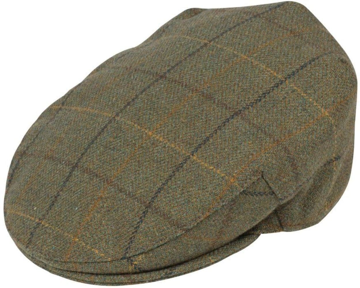 M's Rutland Tweed Cap Dark Moss, view: 0