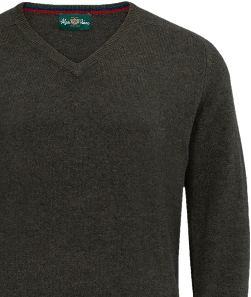 Streetly V-Neck Pullover Seaweed, view: 1