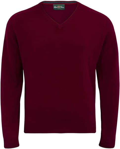 Streetly V-Neck Pullover Bordeaux, view: 0