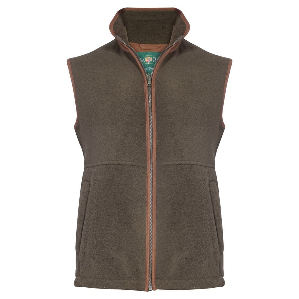 M's Aylsham Fleece Waistcoat Green, view: 0
