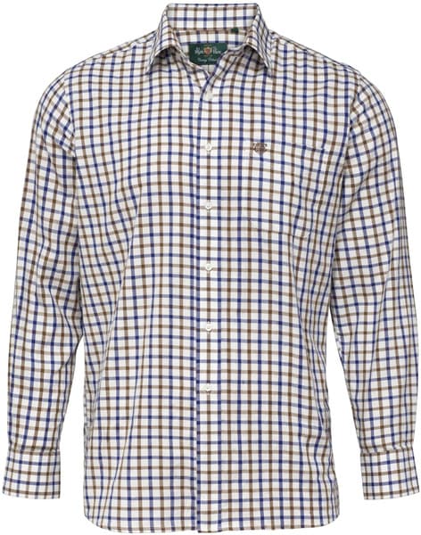 M's Ilkley Shirt Shooting Fit Brown Check, view: 0