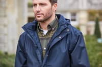 M's Ilkley Flannel Button Down Collar Shirt Olive Check - view: 3