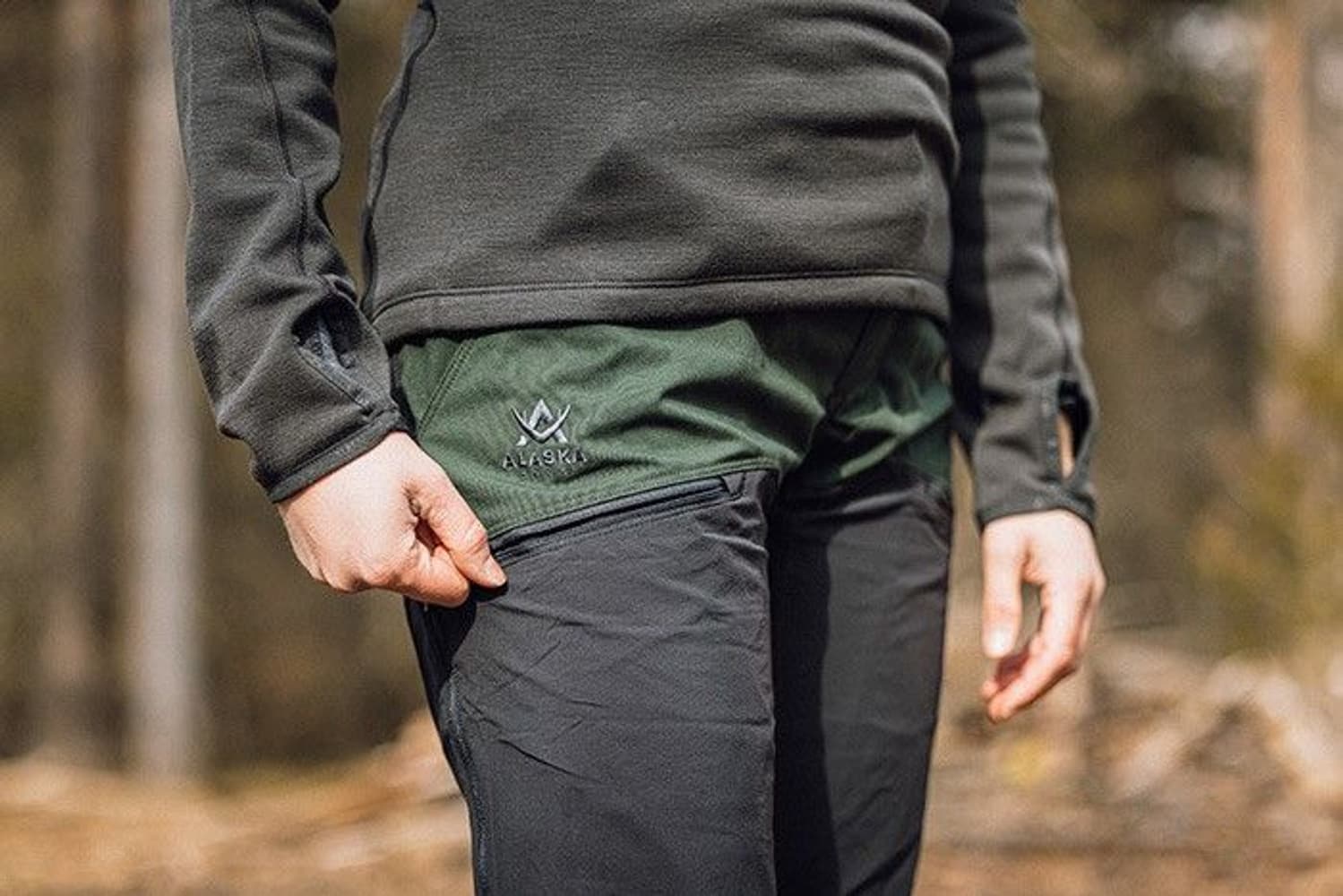 W's Freedom Pant Green / Grey, view: 2