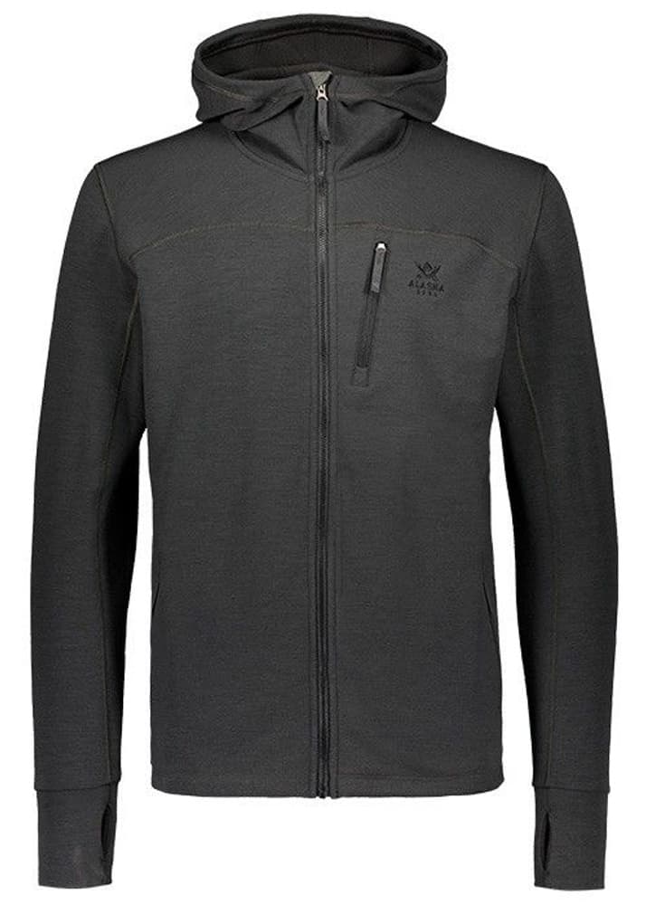 M's Merino Hoodie Dark Grey, view: 0