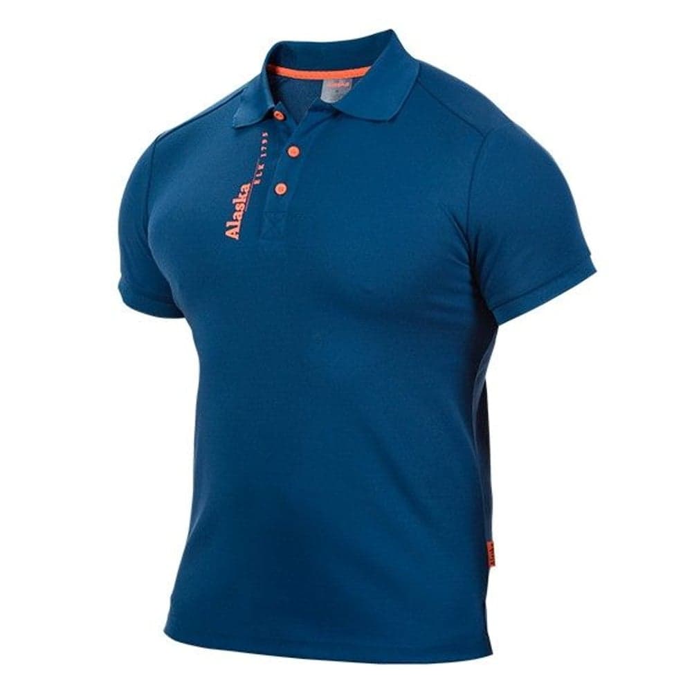 Glenmore Piqueskjorte UX Mørkeblå / Oransje, view: 0