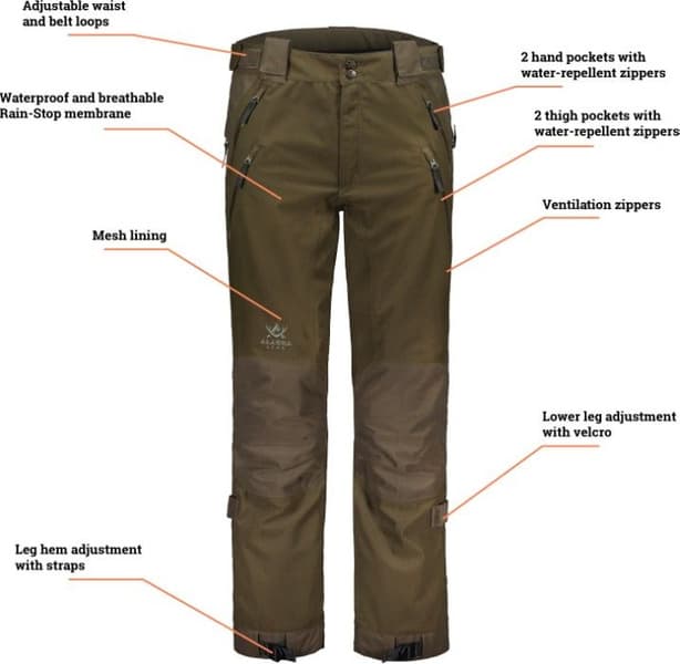 M's Superior Pant Moss Brown, view: 2