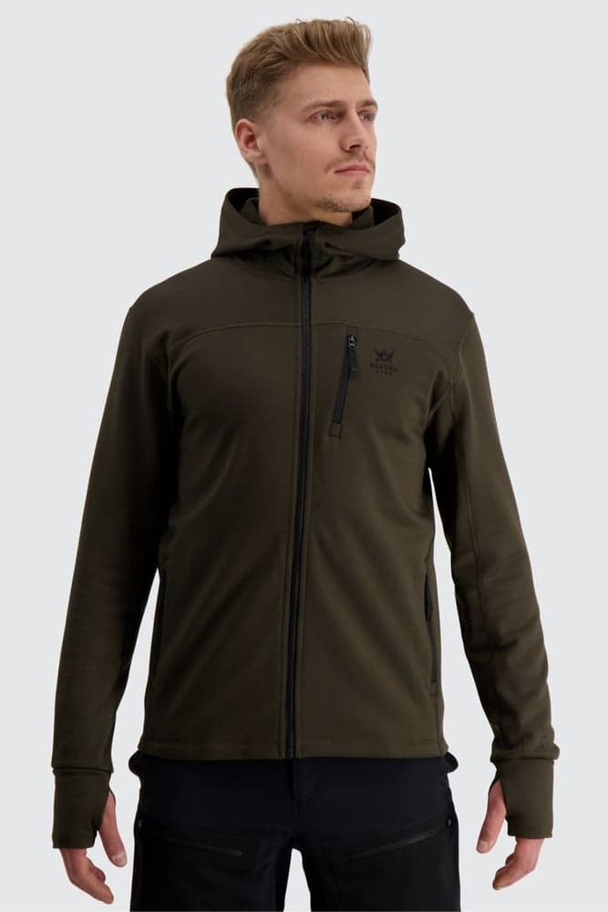 M's ThermoDry Hoodie Forest Green, view: 2
