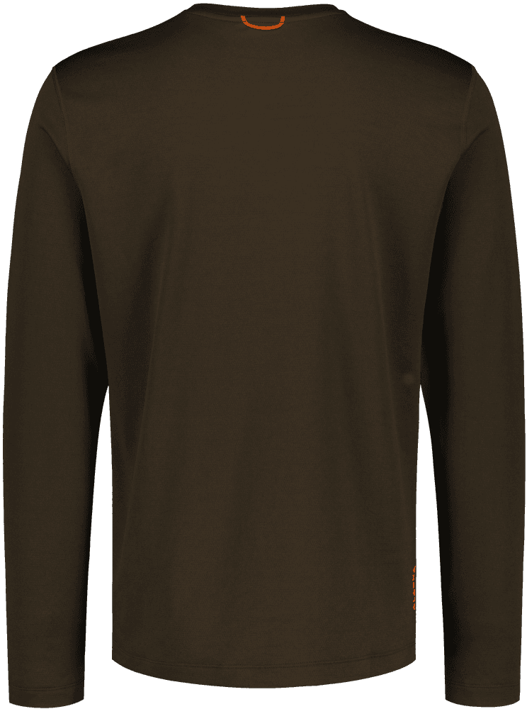 M's CoolDry LS T-Shirt Brown, view: 1