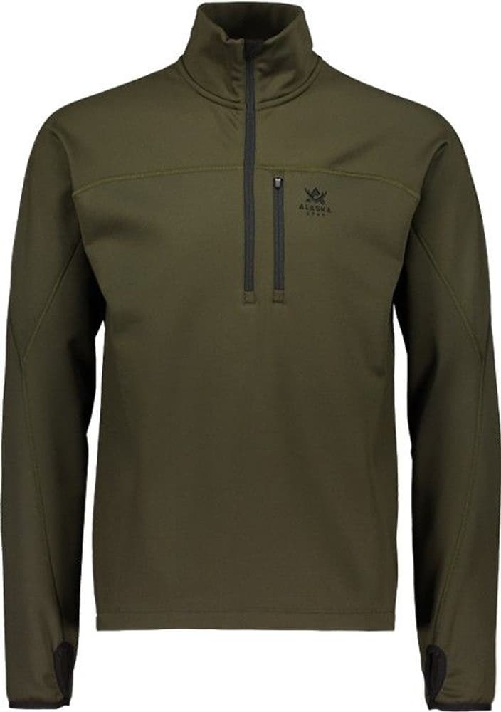 M's ThermoDry Half-Zip Forest Green, view: 0