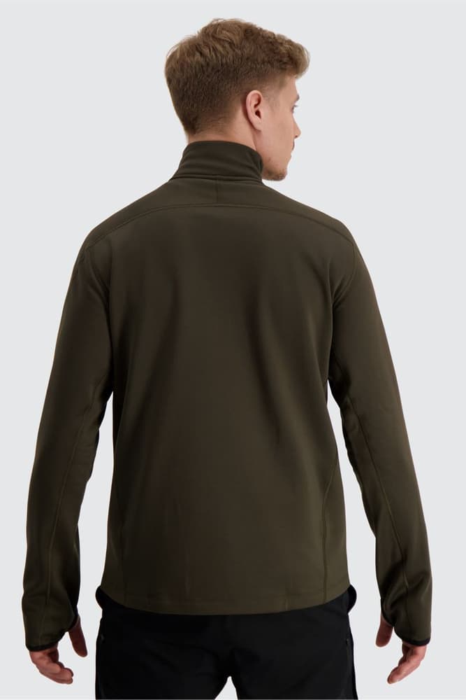 M's ThermoDry Half-Zip Forest Green, view: 4