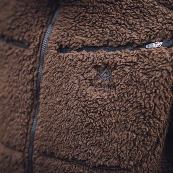 M's Teddy Fleece Jacket Moss Brown, view: 3