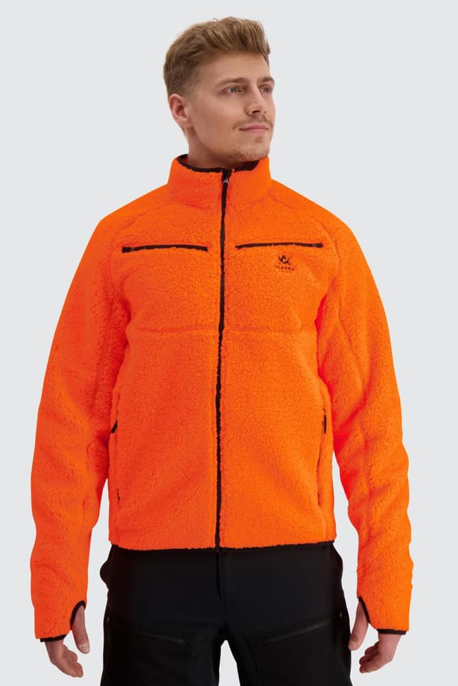 M's Teddy Fleece Jacket Orange, view: 3