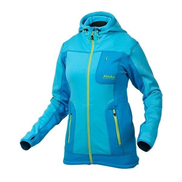 Cooper Stretch Hoodie W Aqua / Lime, view: 0