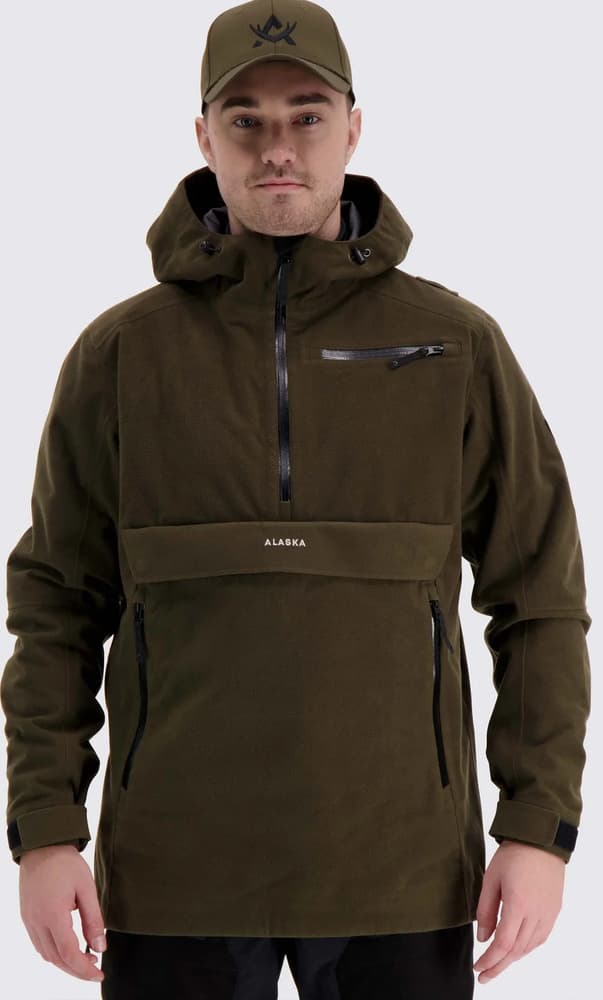 M's Performance Anorak Moss Brown, view: 2
