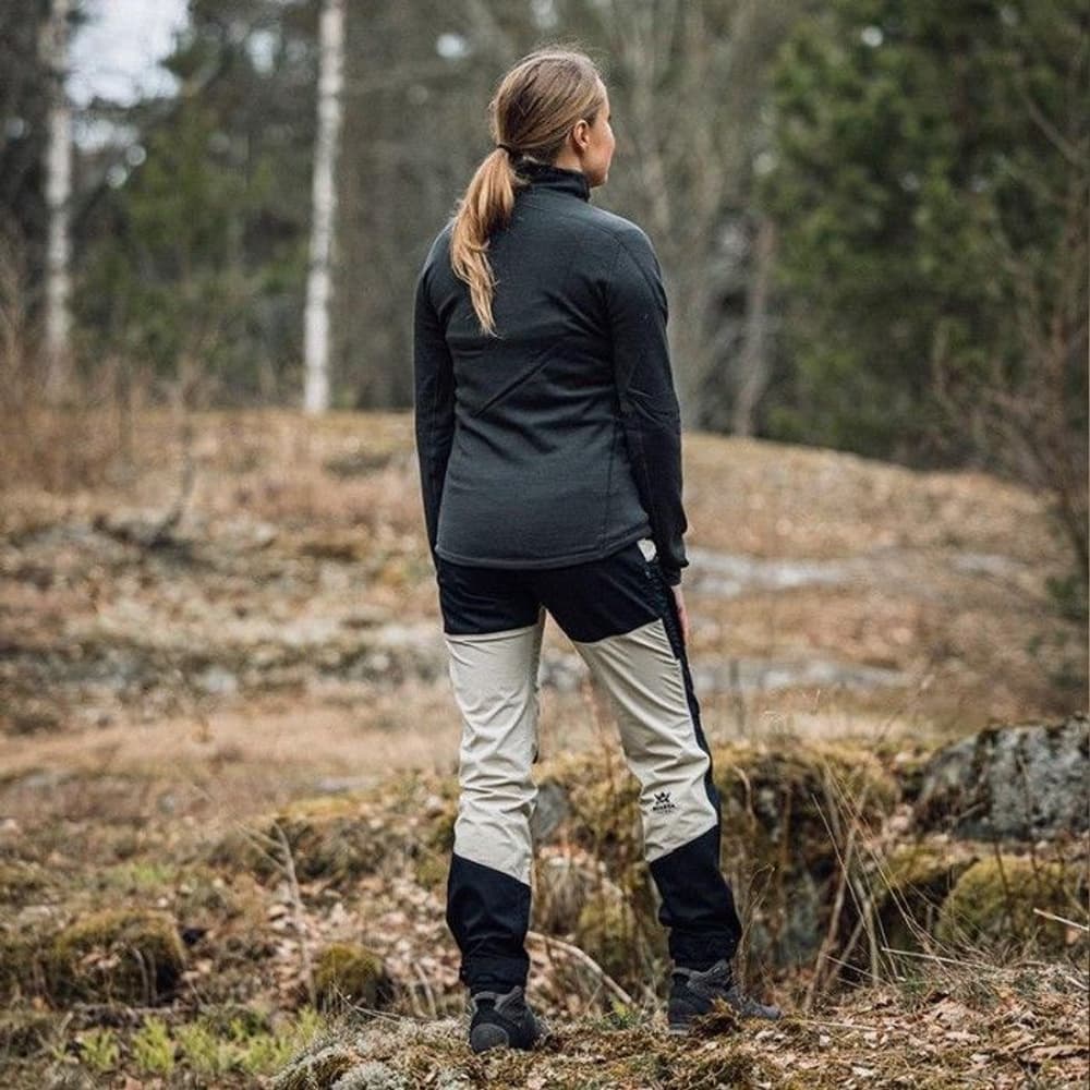 W's Trekking Lite Pro Pant, Moss Grey / Black, view: 2