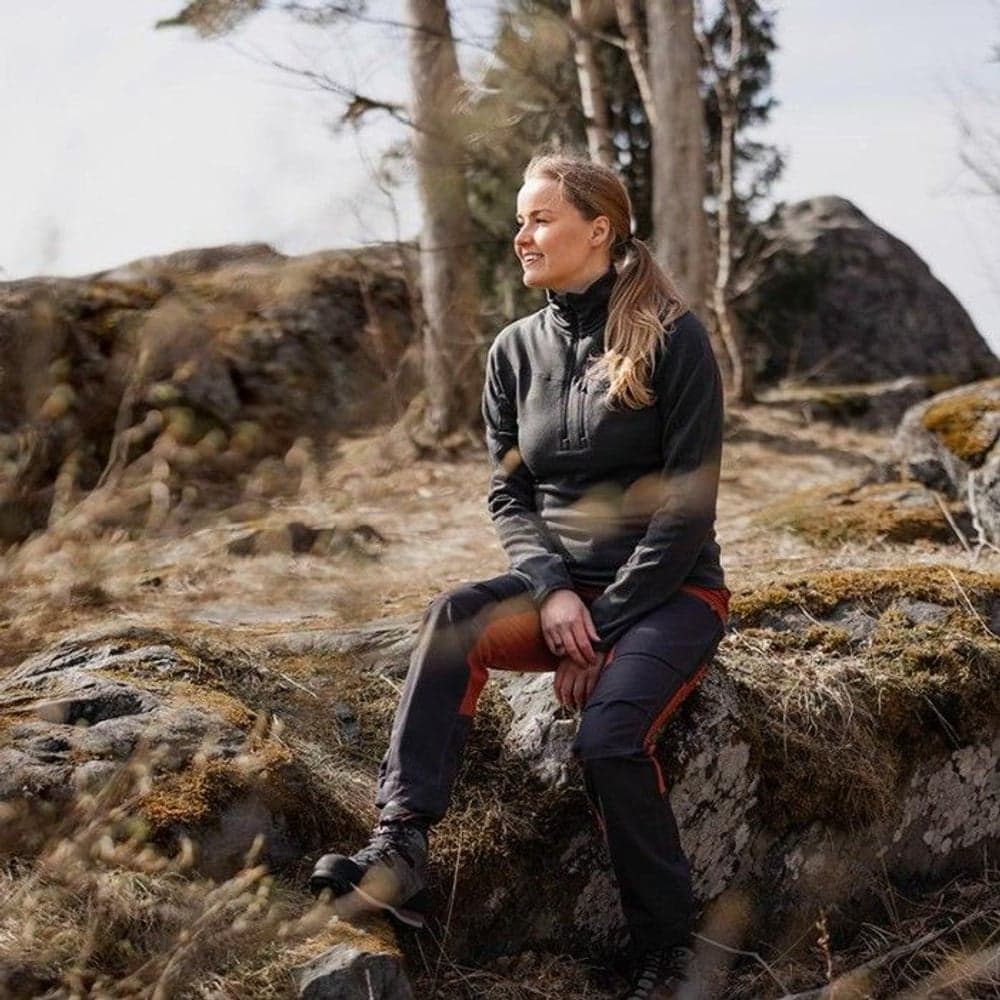 W's Trekking Lite Pro Pant, Orange / Grey, view: 3