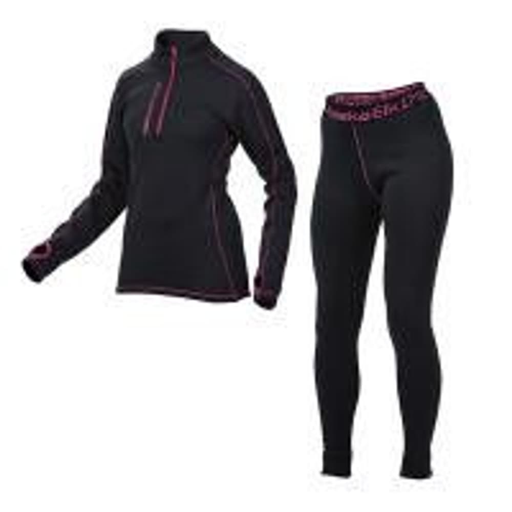 Pakke Midlayer Suit 260g Svart / Rosa W, view: 0