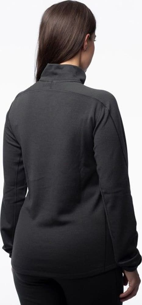 W's Merino Mid Layer Half-Zip Dark Grey, view: 1