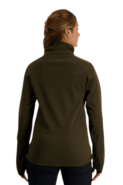 W`s Juneau Powerfleece Jacket Moss Brown, view: 1