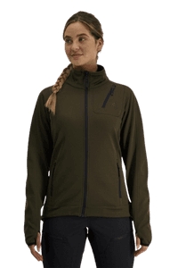 W`s Juneau Powerfleece Jacket Moss Brown - view: 0