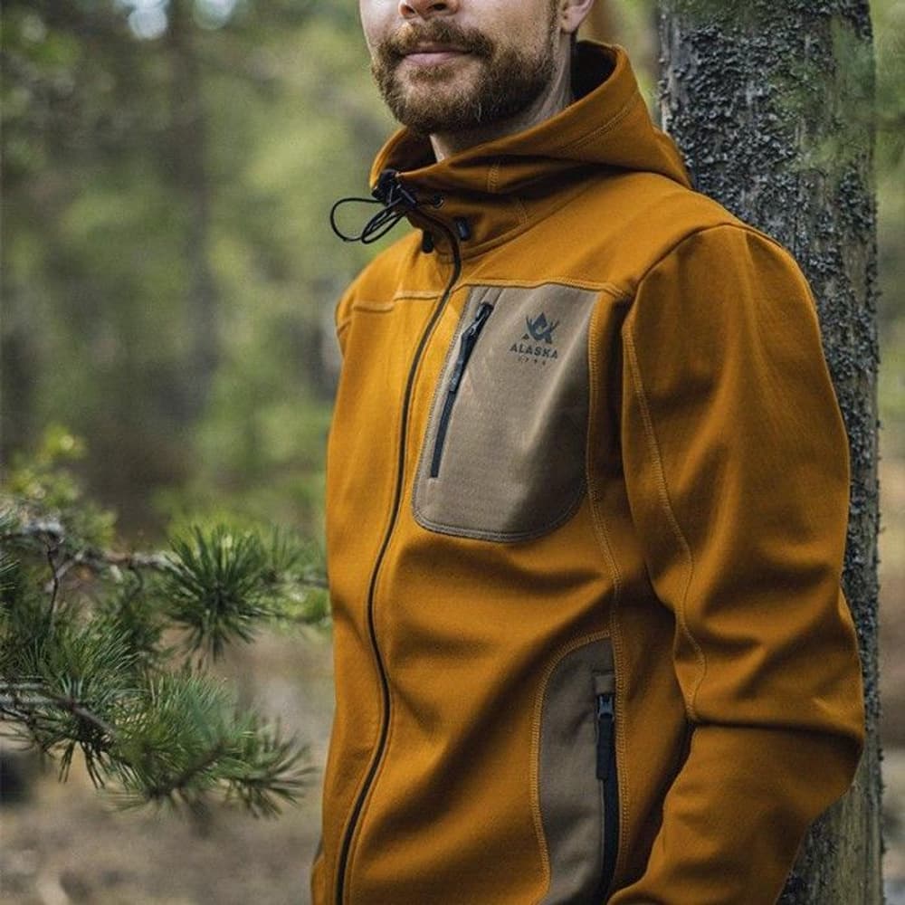 M's Sniper Powerfleece Hoodie Orange, view: 6