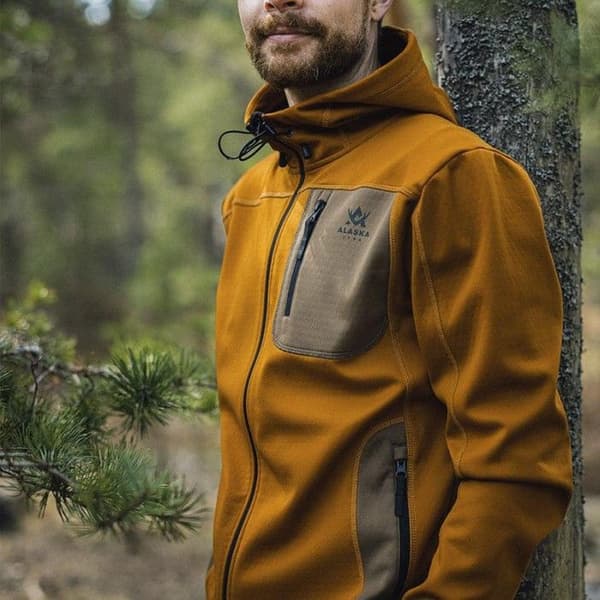 M's Sniper Powerfleece Hoodie Orange, view: 6