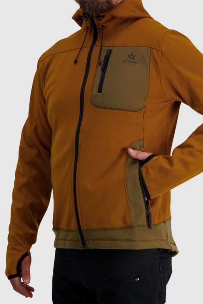 M's Sniper Powerfleece Hoodie Orange, view: 3