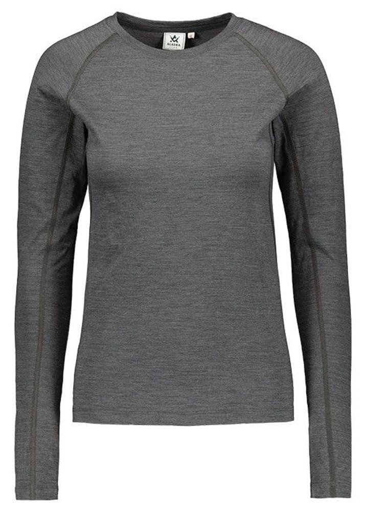 W's Merino Base Layer Crewneck Top Dark Grey, view: 0