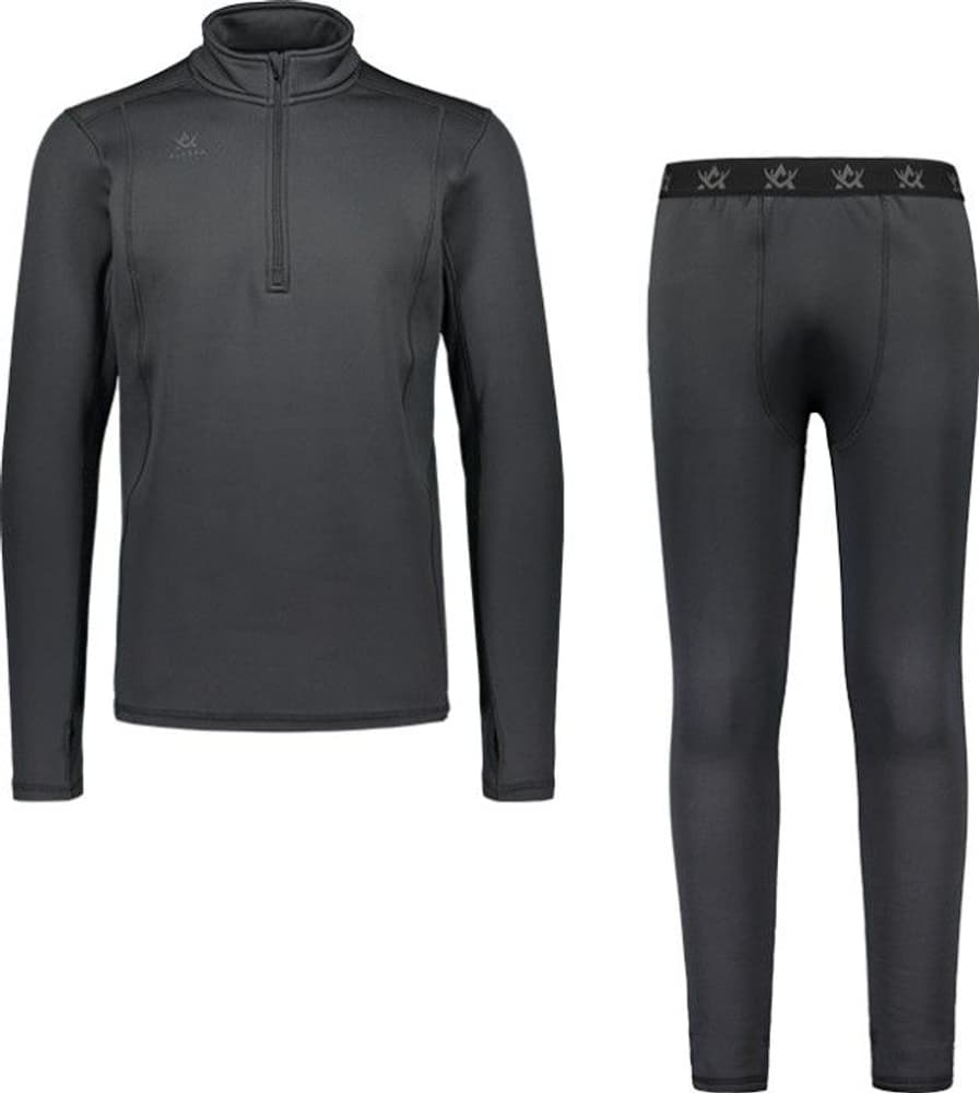 ThermoDry Mid Layer Top + Bottom Dark Grey, view: 0
