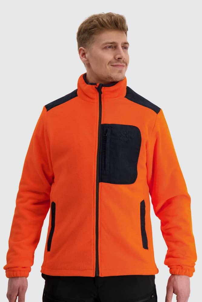 M's Dawson Waterproof Fleece Jacket Safety Orange, view: 3